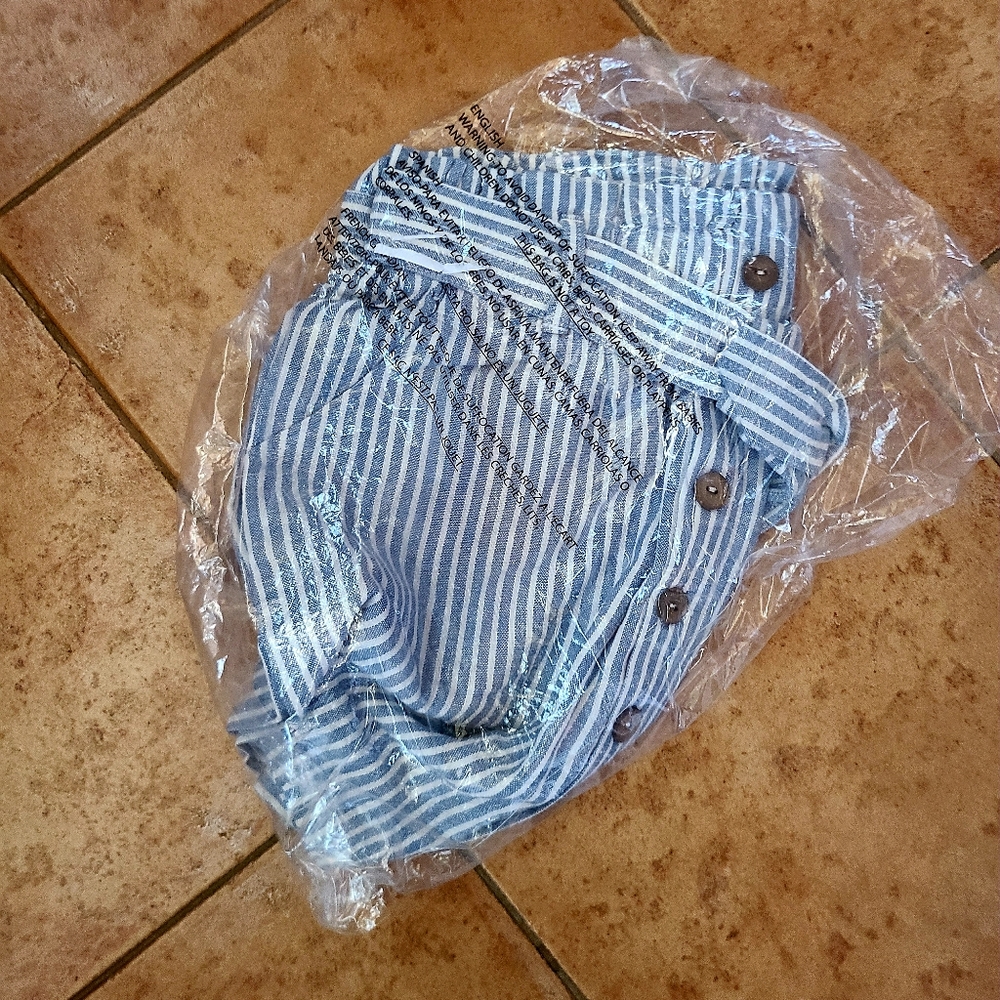 🥳FINAL PRICE👍💙 NWT‼️ Rewind brand Paperbag Waist Belted Skirt (Juniors) - Picture 7 of 8